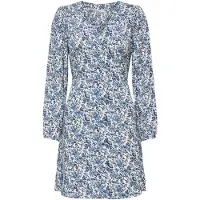 ONLY Kleid in Blau/ Weiß - XL