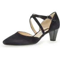 Gabor 1.363.16_0, Peeptoes & Slingpumps in Blau für Damen, Größe 39