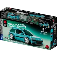 Mattel Brick Shop Hot Wheels Speed Series Bausatz Custom ’90 Honda Civic EF 248 Teile