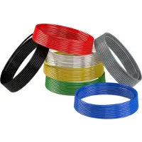 RIEGLER Polyamidschlauch, Schlauch-ø 5x1, rot, Rolle 25 m 25 Stk