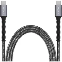 FIXED Armor Cable USB-C/USB-C, 1.2 m, 240W, gray