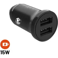 FIXED FIXCC15N-2U-BK, Auto, Zigarettenanzünder, Schwarz
