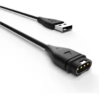 FIXED Kabel USB-A für Garmin Smartwatches, USB Charging Cable, 1m, Schwarz
