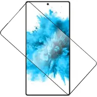 FIXED Schutzhülle aus gehärtetem Glas Full-Cover für Samsung Galaxy S25 Ultra schwarz