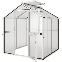KGT , Aktionsangebot (inkl. 65 Euro Zubehör): Gewächshaus "Galant II", pressblank, 4,5 m², 10 mm HKP