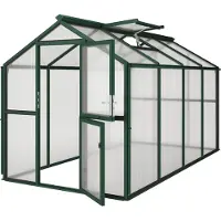 KGT Gewächshaus "Galant IV" tannengrün 8,8 m² 10 mm HKP