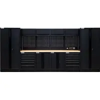 Feistos , Werkstatteinrichtung EOS 13 Blackline, 455 x 61 x 200 cm (B x T x H)