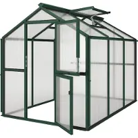 KGT Gewächshaus "Galant III" tannengrün 6,7 m² 10 mm HKP