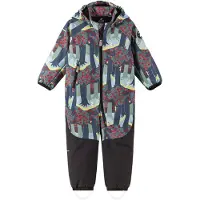 Reima Moomin Mjosa Softshelloverall, Soft Black, 80