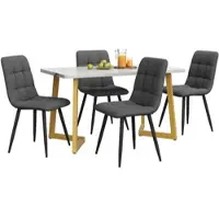 MODFU Kleiderkasten mit Doppeltür,Kleiderschrank Garderobenschrank mit Schubladen und Staufächern,Einzelkleiderschrank,Holzfarbe