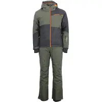 Mountain Peak 2tlg. Ski-/ Snowboardoutfit "Cardio" in Khaki/ Grau - XL