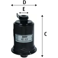 Valeo Kraftstofffilter 587212