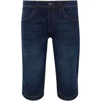 Indicode IDQuince Herren Jeans Shorts Kurze Denim Hose Eingrifftaschen Baumwollmischung Regular fit