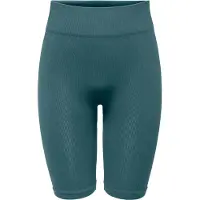 Only Play Trainingsshorts "ONPJAIA LIFE HW RIB CIR LONG SHORTS" in feiner Rippstruktur mit Nylon