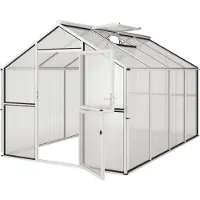KGT Gewächshaus "Novum IV" pressblank 11,1 m² 10 mm HKP
