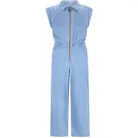 Like Flo Jeansjumpsuit "Bodi" in Hellblau - 158