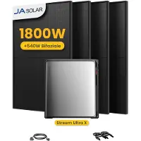 EcoFlow STREAM Ultra X 3,84 kWh Speicher für Balkonkraftwerk mit 4x 455W Solarmodule, Plug & Play Solarsystem, 6000 Zyklen, 4 MPPT (0% MwSt)