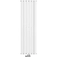 Emke Heizkörper, Flachheizkörper mit Zentralanschluss, Weiss 160x46cm 1490W Doppellagig