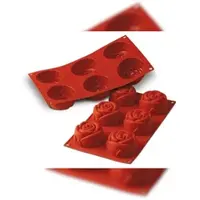 Schneider - Silikonbackform Rose, Ø 76 mm, Höhe: 40 mm