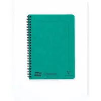 Clairefontaine 10x Europa Notemaker, Doppelspiralheft A5, 60 Blatt liniert abtrennbar - Grün 4853Z