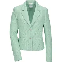 MADELEINE Jackenblazer "Blazer Tweed-Blazer mit Paillettenakzenten" Tweed-Optik