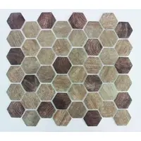 Premium Mosaic Glasmosaik brown 28x33 cm matt MOSV45WBR