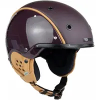 Casco Skihelm SP-3 Academia ML Version mit MagnetLink Reddishbrown Check-52 - 56 cm