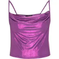 Faina Women Top in violet metallic | Gr.: L