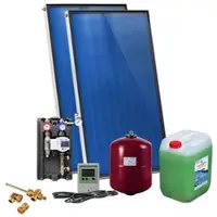 SUNEX Solarpaket für Brauchwasser mit 2x AMX 2.0 Flachkollektoren, 4,00m2, ohne Speicher