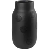 Räder Living Perlenvase Desing 4B schwarz 13,5 x 25 cm