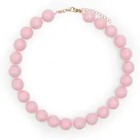 Manfield Roséfarbene Perlenkette | Größe Onesize