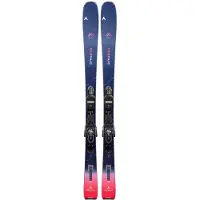 Dynastar - Ski Set inkl. Bdg. - Freizeit-Skiset für Damen - M-Cross W 78 + Xp10 2026 für Damen aus Holz - Größe 164 cm - Blau