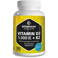 Vitamaze Vitamin D3 K2 5000 I.e./100 µg hochdosiert Tabl. 180 St Tabletten