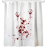 Sanilo Duschvorhang, Polyester, Blood Hands - weiss