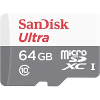 SanDisk Ultra microSDHC UHS-I Speicherkarte + Adapter– 64 GB