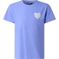 The North Face Girls Brand Proud Relaxed Softshell Tee periwinkle glow (G74) M