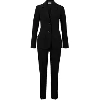 Bonprix Hosenanzug "Hosenanzug (2-tlg.Set)" Set, 2 tlg. schmal bestehend aus Blazer und Hose, vollständig gefüttert, schmale Passform