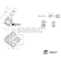 SWAG Traggelenk Unten Vorne Links Vorne Rechts für TOYOTA RAV4 V (XA50) 33 10 9689