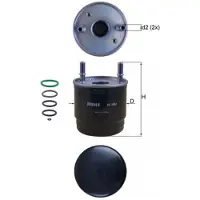 MAGNETI MARELLI Kraftstofffilter MAHLE KL1002D