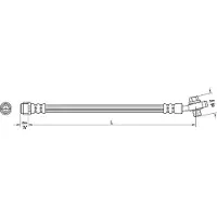 METZGER Bremsschlauch 4110381
