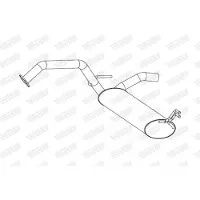 Walker Endschalldämpfer 25285
