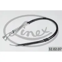Linex Handbremsseil 32.02.07 Hinten für OPEL Corsa D Schrägheck (S07) 1490/1256/1478/1242mm