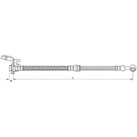 METZGER Bremsschlauch 4111048