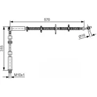 Bosch Bremsschlauch 1.987.481.A63