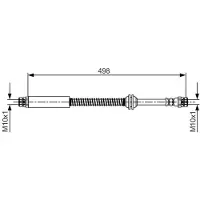 Bosch Bremsschlauch 1 987 481 711
