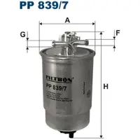 FILTRON Kraftstofffilter PP839/7