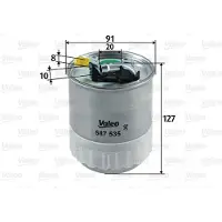 Valeo Kraftstofffilter [Hersteller-Nr. 587535] für Mercedes-Benz, Smart, Chrysler, Jeep