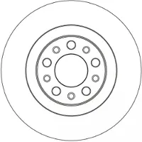 TRW Bremsscheibe DF3986, 1 Stück
