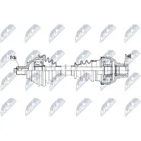 NTY NPW-VW-228 Antriebswelle Vorne Links für VW SHARAN (7N1, 7N2) für SEAT Alhambra (710, 711)