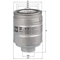 MAHLE ORIGINAL Kraftstofffilter KC 56